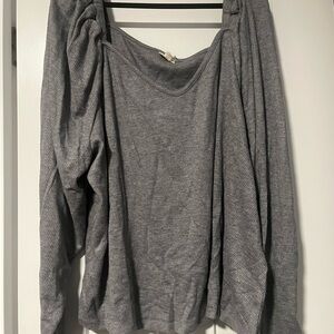 a.n.a Gray Women's Sweatshirt